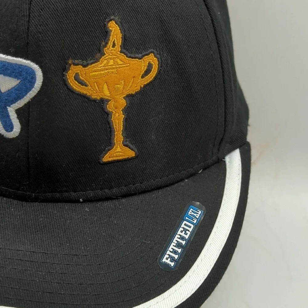 Ryder Cup Medinah 2012 Ahead Fitted L/XL Country Club Golf Hat Cap Black Rare